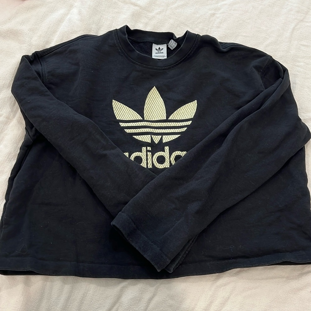 Adidas box cut crop top